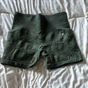 Gymshark Women's Green Seamless Shorts